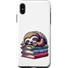 Faultier Bücher Lesen Schlafen Entspanne Lesemuffel bradipo Sulla stack di libri Custodia per iPhone XS Max
