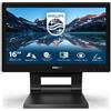 Philips 162B9T/00 monitor touch screen 39,6 cm (15.6") 1366 x 768 Pixel Nero