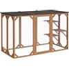 Wiltec Recinto per gatti da esterno Cat run resistente alle intemperie 180x80x111,8 cm, 3 zone di riposo