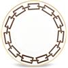 GINORI 1735 PIATTO PANE 16 CM, CATENE IMPERO EBANO