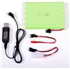 Ni-MH PACCO BATTERIA 12v 2400mAh 102x74x15mm RICARICA USB SM 2P KET JST E3D3