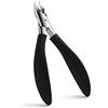 FVION Tagliaunghie Professionale Tronchesino Tagliaunghie di Precisione per Piedi per Unghie Spesse o Incarnite con Custodia in Metallo