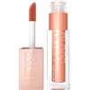 Maybelline Lifter Gloss, lucidalabbra all'acido ialuronico, effetto rimpolpante e idratante, ambra (007), 5, 4 ml