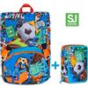ZAINO SEVEN SJ GANG ESTENSIBILE BIG TINYPATCH BOY + ASTUCCIO 3 ZIP SEVEN SJ GANG