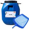 AQUA SPHERE DICLORO GRANULARE 56% AQUA SPHERE Fusto da 50 kg - Cloro a rapida dissoluzione + Retino di Superficie Professionale