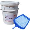 AQUA SPHERE DICLORO GRANULARE 55-56% Secchio 25 kg - Cloro Shock per Trattamenti d'urto + Retino Piatto Professionale
