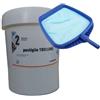 Aqua Sphere Pastiglie di Tricloro da 200g Secchio 25 kg - Cloro 90% a lenta dissoluzione + Retino Gigante in Omaggio