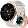 Basznrty Smartwatch Donna Uomo Orologio Fitness: Impermeabile Bluetooth Chiamata Risposta Vivavoce Digitale Smart Watch Tracker Cardiofrequenzimetro Spo2 Sportivo Calorie Contapassi per Android ios Telefono