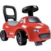 Smoby - Auto cavalcabile rossa - Funzione girello - Volante - Ergonomica e maneggevole - Contenitore per giocattoli - Dai 10 mesi - Prodotto in Francia