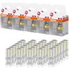 Osram BASE - Lampadina a LED PIN con attacco G9, 2,60 W, ricambio per lampadina da 30 W, luce bianca calda (2700 K), confezione da 10
