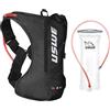 USWE Outlander Moto - Zaino idrico per corsa, escursionismo, con sacca d'acqua, per uomini e donne, zaino per attrezzatura e attrezzatura per ciclismo, MTB (nero, 4L)