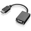 Lenovo 0B47069 HDMI/VGA 0.20 mHDMI VGA Cavo interfaccia/adattatore di genere, Nero