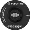 Bosch Professional 2608601715 Platorello Semiduro, X-Lock, nero, Ø125 mm