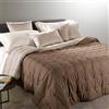 Caleffi 55117 Microfibra Mia Calduccia Coperta Mezza Stagione per Singolo Letto, Moka