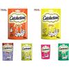 Catisfactions Snack per Gatto, 6 gusti diversi: 72 Confezioni da 60 g