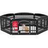 Iris Ohyama IRIS USA 61 cm Esercizio 6-Panel Pet Box con porta, box per cani di piccola taglia per cuccioli di piccola taglia mantenere gli animali domestici al sicuro facile da montare facile da riporre piedini
