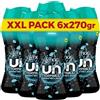 Lenor Profumatore Bucato Perle Profumate Lavatrice,Oro e Fiori Di Vaniglia, Maxi Formato 6 x 270g, Intensificatore Di Profumo