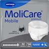 MoliCare Premium Mobile 10 Gocce Taglia M, Mutandine Monouso Assorbenti per Donne e Uomini con Incontinenza Severa, Protezione contro le Perdite, Delicata sulla Pelle, 14 pz