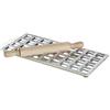 Imperia 308 Stampo in Alluminio per Ravioli, Argento