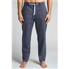 Intimissimi Pantalone Lungo In Lino E Cotone Blu