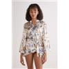 Intimissimi Kimono In Seta Italian Riviera Multicolore