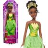 Mattel Disney Princess - Tiana bambola vestita alla moda con capi e accessori scintillanti ispirati al film, giocattolo per bambini, 3+ Anni, HLW04