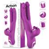 Action Nico Vibrator with Clit Hitting Ball & Alternating Dildos Purple