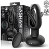 InToYou Sasha Vibrating Plug with Flipping Tongue & Remote Control Black