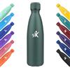 KollyKolla Borraccia Termica 750ml, Borraccia in Acciaio Inox, Riutilizzabile, Termos senza BPA, Bottiglia Termica Metallo, Borracce Termiche per Sportiva, Adulto, Scuola, Viaggi - Verde Militare