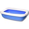 Pet's Market Toilette Lettiera Aperta Maxi Beta Paletta Inclusa Gatti in Plastica con bordo colori assortiti 49x39x13 h