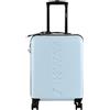 K-way K-AIR Trolley cabina rigido da viaggio, dimensioni perfette per essere trasportato in cabina. L'accessorio presenta quattro ruote per la massima libertà di movimento, due tasche con zip all'int.