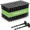 GARDENIX 200 pezzi TerraPEG, ancoraggio da per giardino per tessuto, Extra Forte