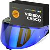 Everalo Visiera Compatibile con Shoei Nxr 2 - Z8 - Xspr Pro - X15 - Cwr F2 (Blu Elettro)