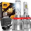 ANTEMOON Lampadine H11 LED, 110W 30000LM 800% Brillante 6500K Bianco LED H8 H9 Auto Fari Abbaglianti e Anabbaglianti 12V 24V Lampada Sostituzione per Alogena e Xenon, 2 Lampade