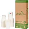 Eco Future 1000Pcs Bicchieri Carta 350ml biodegradabili compostabili cocktail caffe cappuccino beer pong (Bicchieri di Carta 350ml (12oz), 1000)