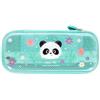 Legami - Astuccio Wonderwow, Tema Panda, 2 Scomparti e Portapenne interno, Scomparto interno con Tessuto a Rete, Chiusura a Zip, 23x11x5 cm