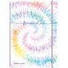 Herlitz Taccuino flex PP A4, 40 fogli a quadretti e 40 fogli a righe, New Batik Freedom, forato, perforazione my.book