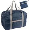 WEDO Bagogo, borsa da viaggio pieghevole (35 l), nylon impermeabile e leggero, spallacci regolabili, cerniere impermeabili, nastro per il fissaggio del trolley, blu