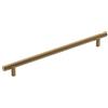 Amerock | Tirante per armadietti | Bronzo champagne | 256 mm (256 mm) da centro a centro | Calibro | Confezione da 1 | Maniglia per cassetti | Maniglia per armadio | Hardware per armadietti