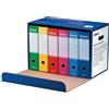 ESSELTE Scatola 6 registratori OXFORD BOX G85 V2 colori assortiti ESSELTE
