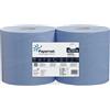 PAPERNET BOBINA INDUSTRIALE BLU MICROGOFFRATO 500 strappi - 150mt (Conf.2)