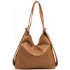 FrasiBags Borsa da Donna a Spalla Convertibile in Zaino in Vera Pelle Made in Italy, Borsa Zaino 2 in 1 Made in Italy (Nero)