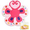 YooxArmor Fiore da Bagno per Lavabo,Vasca da Bagno a Fiori Antiscivolo per Neonati 0-6 mesi, Morbido Cuscino da Bagno per Lavabo per Bambini, Essenziali per il Bagnetto dei Neonati,Farfalla