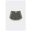Tezenis Shorts In Felpa Cotone Piping Bimba Bambina Verde