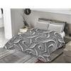 BANZAII TEXTILE INNOVATOR ONLINE Banzaii Trapuntino Mezza Stagione, Copriletto Primaverile Estivo, Trapuntato Imbottito Una Piazza e Mezza 220x260 cm Nicole Grigio Made in Italy