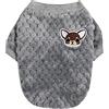 AKTOUR Vestiti per animali domestici per gatti Abbigliamento per animali domestici per cani di piccola taglia abbigliamento per cani di piccola taglia maschio (grigio, 2XL)