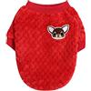 AKTOUR Vestiti per animali domestici per gatti Abbigliamento per animali domestici per cani di piccola taglia abbigliamento per cani di piccola taglia maschio (rosso, XL)
