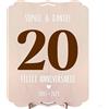 nagu® 20 Regali Personalizzati - Cornice in Legno 30x22 cm, Quadro Personalizzato con Foto, Include Lettere Adesive, Regalo Anniversario Coppia, Compleanno, con Foro per Appendere e Piedistallo