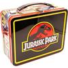 AQUARIUS Jurassic Park Fun Box - Robusta scatola di latta con manico in plastica e copertina frontale in rilievo - Licenza ufficiale Jurassic Park Merchandise & Collectible Gift (48289)
