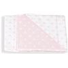 Italbaby 020.1005-001, Set 3 Pezzi Di Lenzuoline Per Lettino In Puro Cotone, color Pois Rosa, 3 Unità